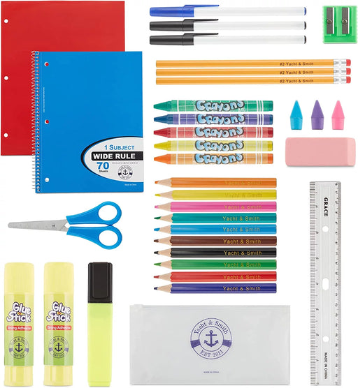 34 Piece School Supplies Kit for School Children