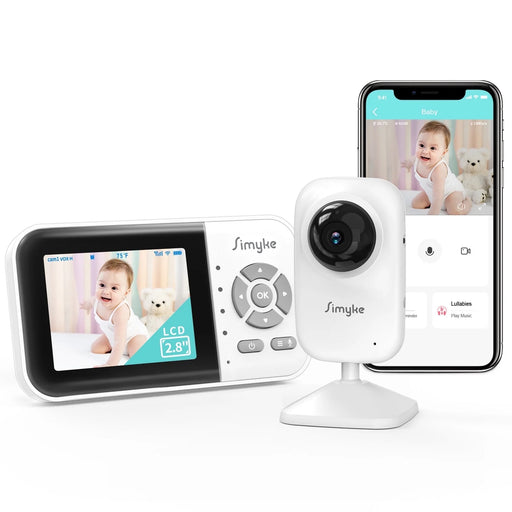 Video Baby Monitor, WIFI Baby Camera,2.8" LCD Display and App Control