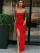 Women Summer Sexy Bodycon Dress Lady Sexy Spaghetti Strap Sleeve Split Solid Color Sheath Dress Vestidos