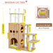 Tavion 51.2" Wooden Modern Large Cat Tree Tower