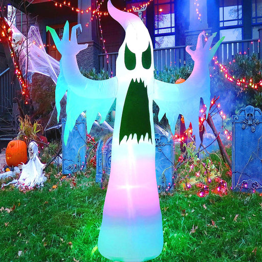 Tall Halloween Inflatable Scary Spooky Ghost 