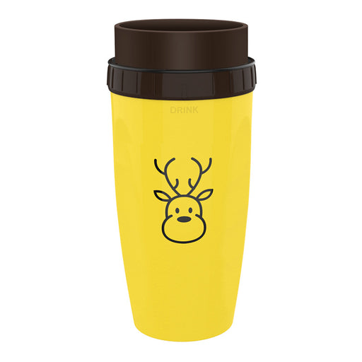 No Cover Twist Cup Travel Portable Cup Double Insulation Tumbler 