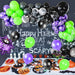 Halloween Balloon Arch Kit with Black Purple Halloween Balloons