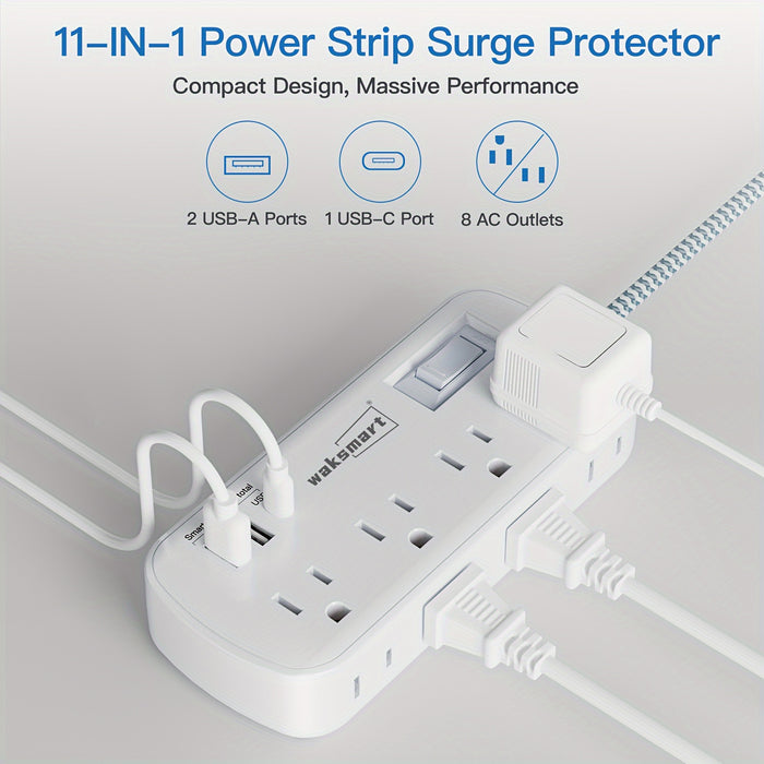 Outlet Surge Protector with USB-C