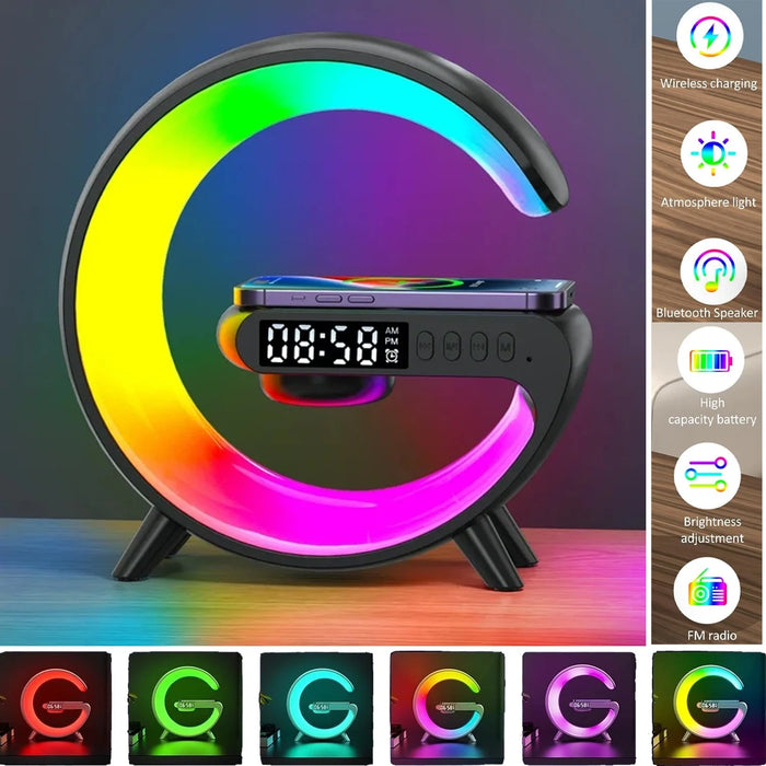 Sunrise Alarm Clock with Wireless Charging & Bluetooth Speaker