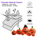 Halloween Inflatable 8 FT Wide Halloween Pumpkin Inflatable, Blow up Pumpkin Inflatable Pumpkin Halloween Inflatables with Leds, Funny Halloween Decorations Clearance for Holiday/Garden