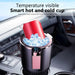 Car Heating Cooling Cup 12V 2 In1 Smart Car Cup Holder Digital Temperature Display