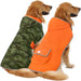 Reversible Dog Raincoat Hooded 