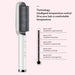 Multi-Speed Electric Straightening Comb Curling Iron Hairbrush