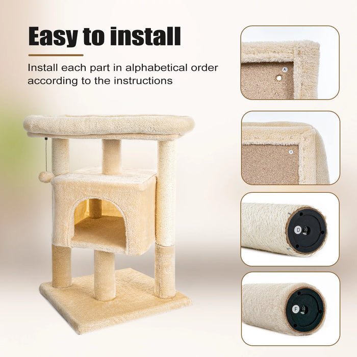 29" Cat Tree Tower for Indoor Cats