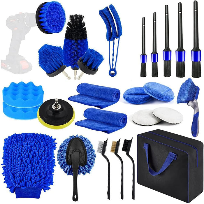 27Pcs Car Detailing Kit Interior Cleaner