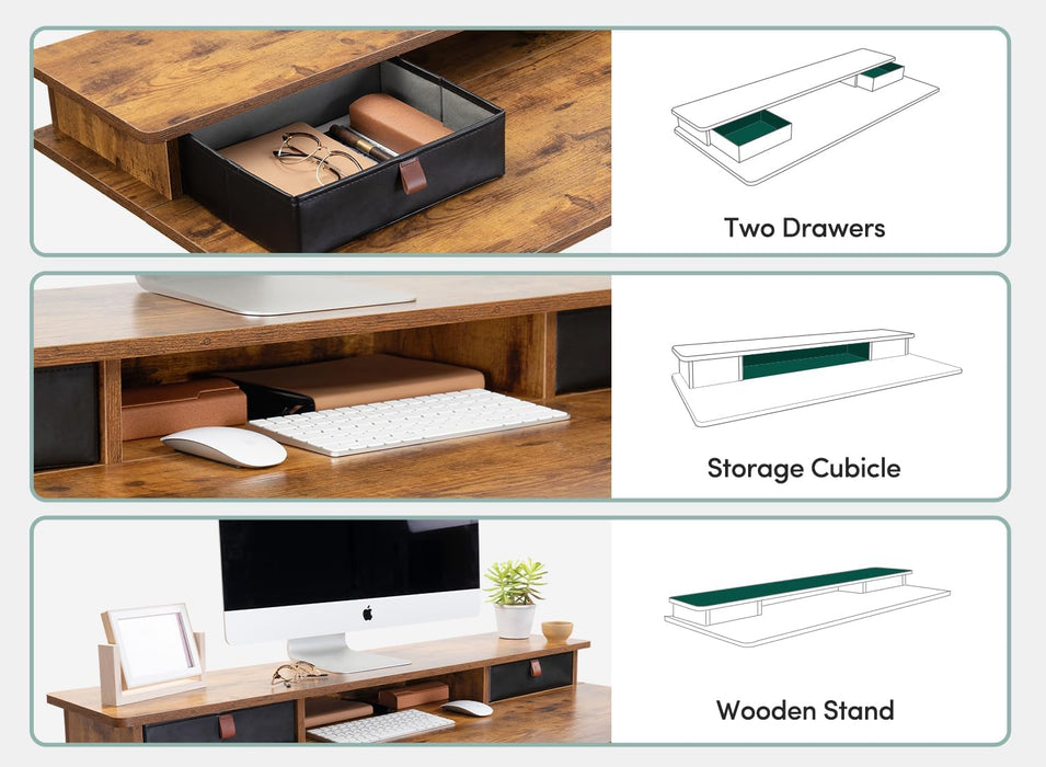 55 X 24 Inch Height Adjustable Electric Desk