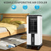 Portable Air Conditioner, Electric Air Cooler with 3 Wind Speeds