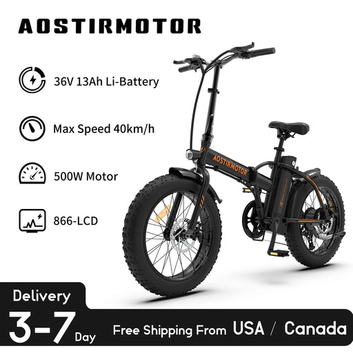 A20 Folding Ebike 500W Electric Mountain Bike 20Inch