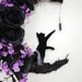  Halloween Decorations Indoor Outdoor Wreath with and Black Decoration