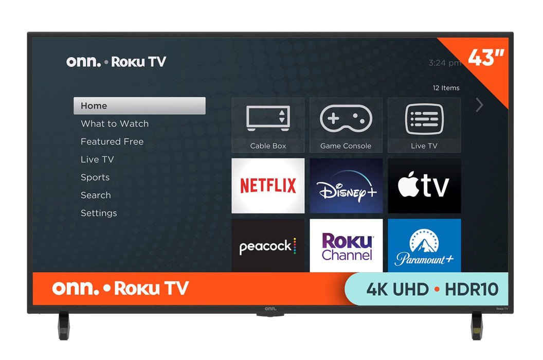 43” Class 4K UHD (2160P) LED Roku Smart Television