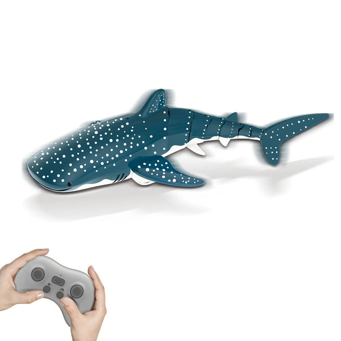 Smart Rc Shark Whale Spray Water Toy Remote Controlled 