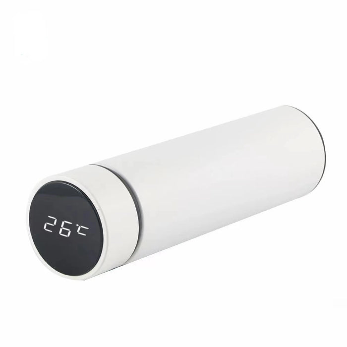 Stainless Steel Thermal Bottle with Digital Thermometer 500Ml 