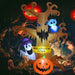 Halloween Inflatables 8 FT Halloween Inflatable Tree with Ghost Pumpkin and Owl