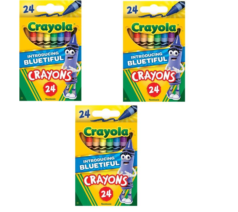 Classic Crayons 24 Count (Pack of 3)