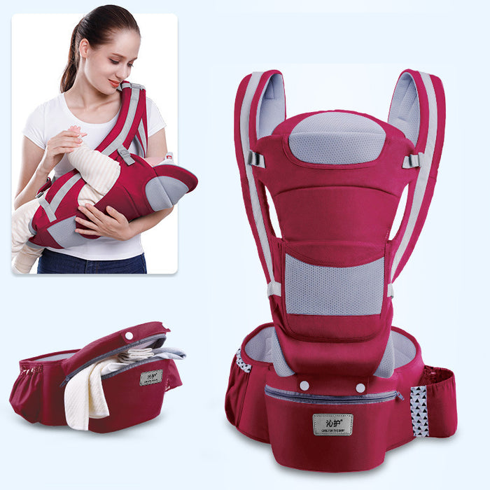 Ergonomic Baby Carrier Infant Baby Hip seat Carrier 3 in 1