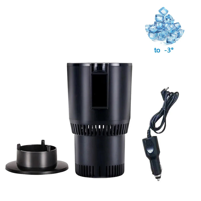 Car Heating Cooling Cup 12V 2 In1 Smart Car Cup Holder Digital Temperature Display