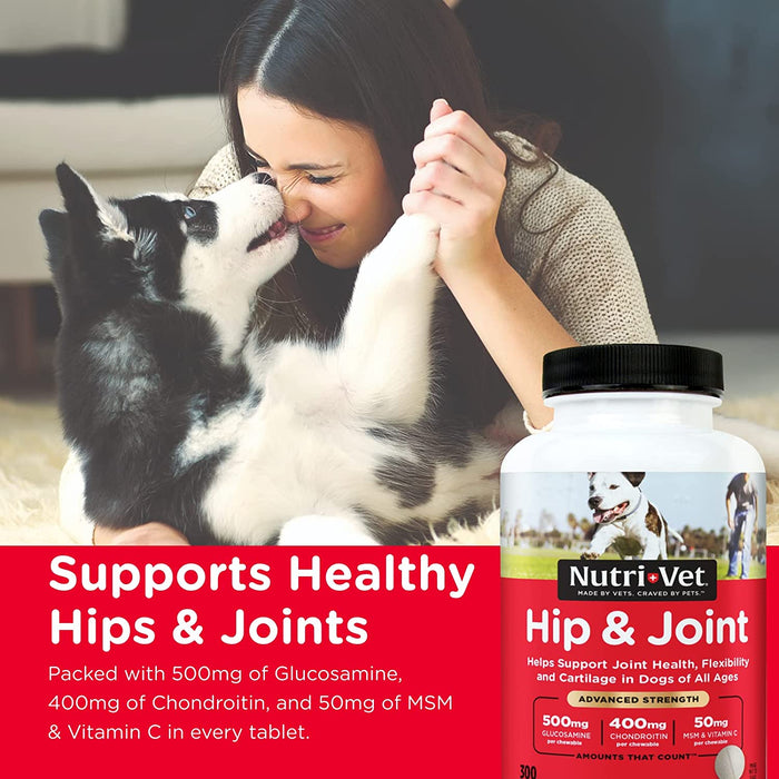 Advanced Strength Hip & Joint Chewable Dog Supplements