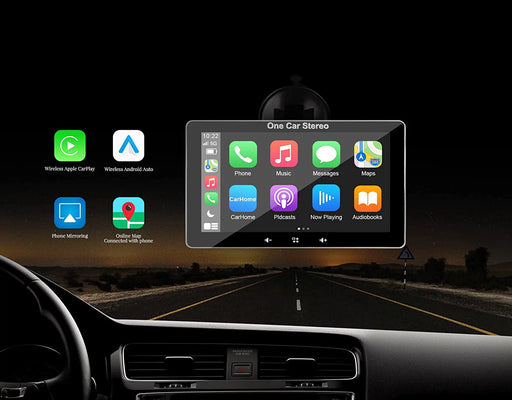 Portable Car Radio with Apple CarPlay and Android Auto