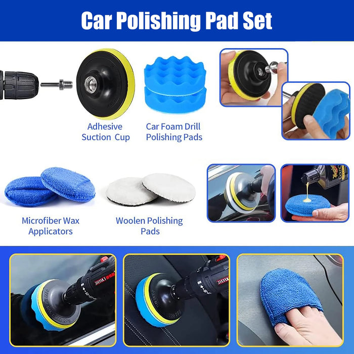 27Pcs Car Detailing Kit Interior Cleaner