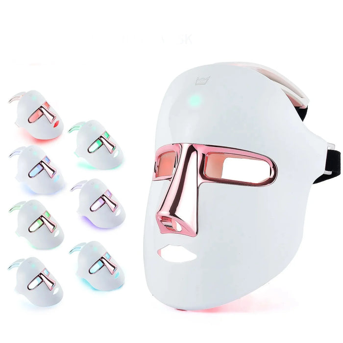 7 Color LED Light Therapy Facial Skin Care Mask