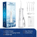 Cordless Water Flosser, Rechargeable Oral Irrigator with 300Ml Water Tank, 4 Cleaning Modes & 4 Tips