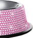 Bling Dog Bowls Pink, 640ML Handmade Bling Rhinestones Stainless Steel - Set of 2