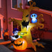 Halloween Inflatables 8 FT Halloween Inflatable Tree with Ghost Pumpkin and Owl