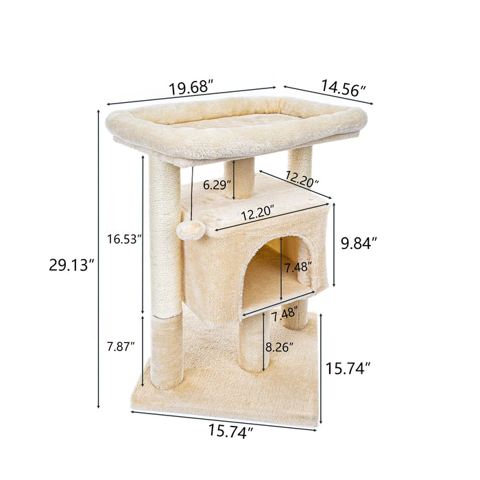 29" Cat Tree Tower for Indoor Cats