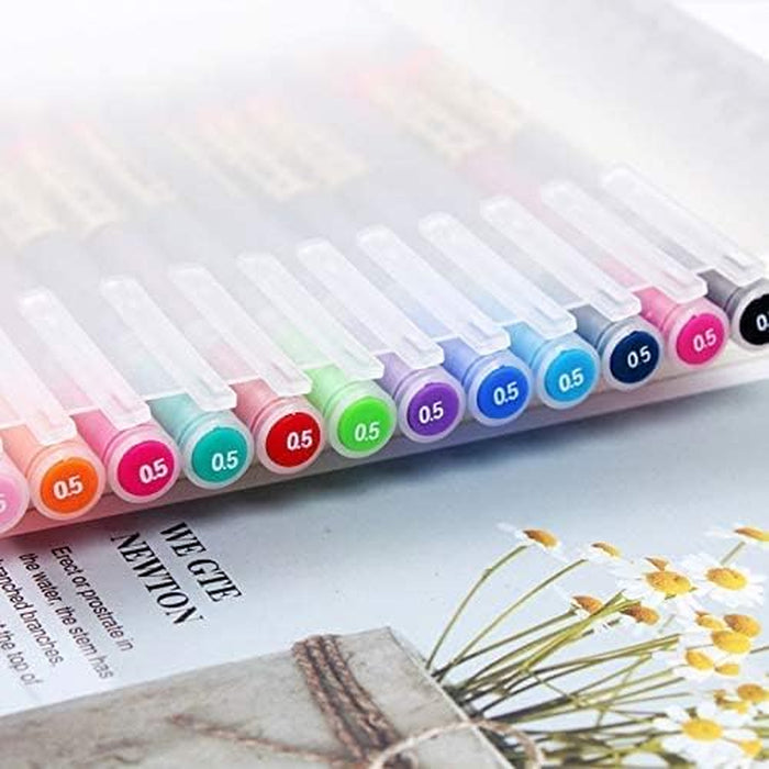 Premium Gel Ink Pen Fine Point Pens Ballpoint Pen 0.5Mm