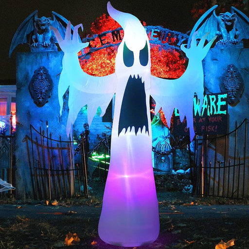 Tall Halloween Inflatable Scary Spooky Ghost 