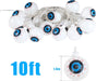 Halloween Eyeball String Lights - 10 Ft 20 LED