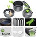 Camping Cookware Set, 10 PCS Kit 