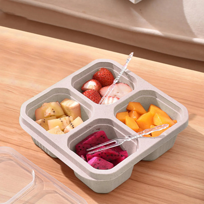 4 Compartments Bento Snack Box