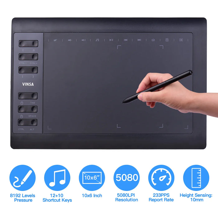 Professional Graphics Drawing Tablet