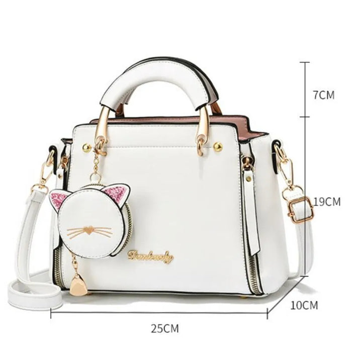 Women's Cat Ornament New Trendy Fashion Women's Handbag