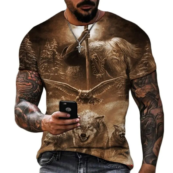 3D T Shirt Men's Oversized Shirt