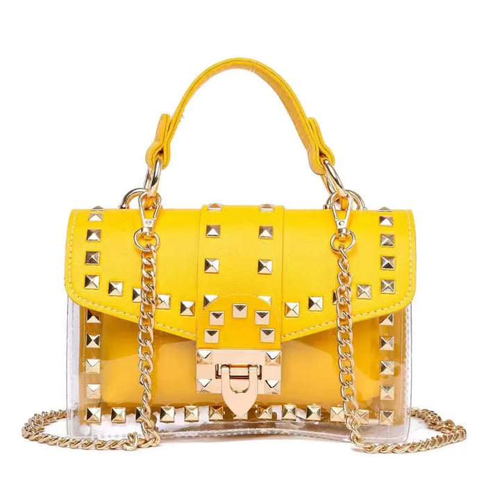 New Chains Rivet Women Handbags