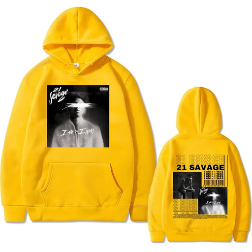 Rapper 21 Savage Graphics Hoodie for Men