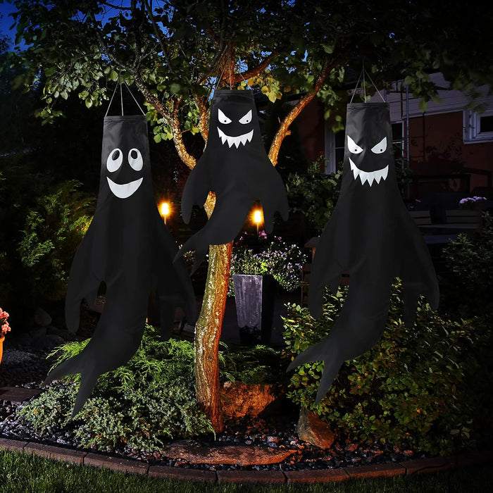 4 Pieces 43 Inch 18 Inch Halloween Ghost Decorations 