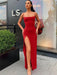 Women Summer Sexy Bodycon Dress Lady Sexy Spaghetti Strap Sleeve Split Solid Color Sheath Dress Vestidos