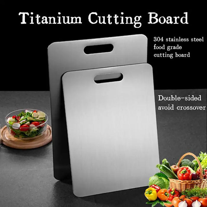 Titanium Cutting Boards for Kitchen, Stainless Steel Cutting Board