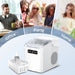 Countertop Portable Ice Maker, Self-Cleaning with Handle