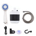 USB Rechargeable Electric Shower Pump for Camping Car Washing Gardening Pet Cleaning