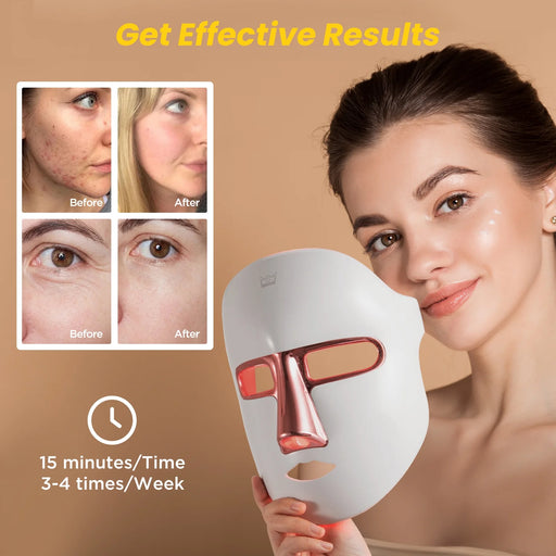 7 Color LED Light Therapy Facial Skin Care Mask